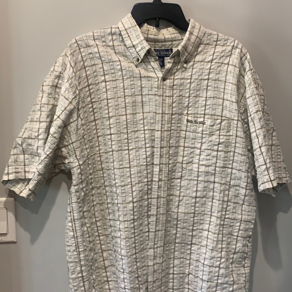 🔖 BIG DOGS Textured Cotton button down shirt